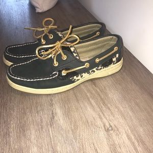 Sperrys size 7.5 high rise boat shoes